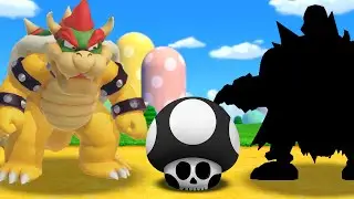 What happens if Bowser use the Evil Skeleton Mushroom in Super Mario 3D World + Bowsers Fury