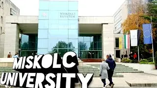 Miskolc university walking। Hungary city walking tour. 4k Europe life. 🇭🇺