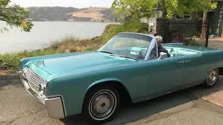 1962 Lincoln Continental Convertible exterior drive