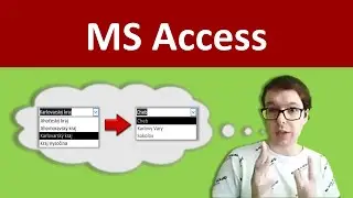 Access: propojená (kaskádová) pole se seznamem