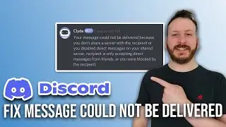 Как исправить ошибку Discord: сообщение не может быть доставлено