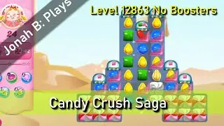 Candy Crush Saga Level 12863 No Boosters