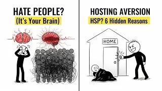 6 Hidden Psychological Reasons You HATE Crowds and Guests (High Sensory Processing)