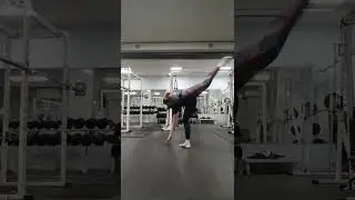 отработка высокого кика #fitness #motivation #кик #шпагат #акробатика #растяжка