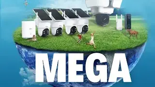 So macht Überwachung Spaß! Ohne Kabel mit Solarstrom! Das aosu Überwachungskamera Set!