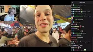 XQC reacts to Indian Street Food