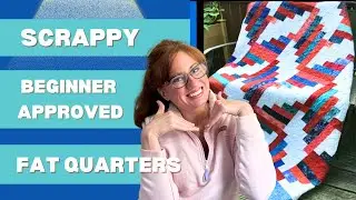 Gallant Quilt Pattern Review &ndash; Red, White & Blue + Fat Quarter Friendly! 🇺🇸