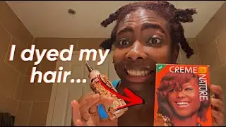 DYING MY HAIR BURGUNDY...twice! | a chaotic vlog
