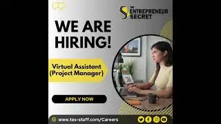 We are hiring: Virtual Assistant (Project Manager)