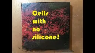 Quick acrylic pour | cells with no silicone!