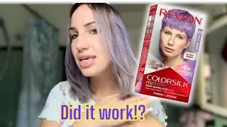 I GOT THE REVELON PASTEL LAVENDER DIGITONES COLORSILK PERMANENT HAIR COLOR FOR $2.75