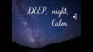 Deep Night Stars Over Mountains 🌌 | 3 Hours Calm Ambience for Sleep & Relaxation