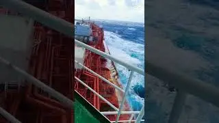 Bad Weather at Sea. Super Typhoon Collection Part4 #reels #fyp #ship #foryoupage #badweather #seaman