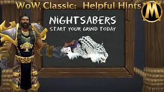 Darnassian Nightsabers for all (Alliance) | Helpful Hints:  World of Warcraft Classic