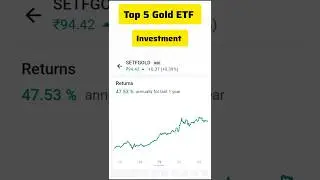 Best God ETF Investment Plan For Long Term | Gold ETF #shorts #etf #stockmarket  #gold