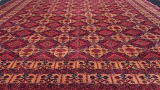 Yousifi Turkmen – Hand-Knotted Afghan Rug (8′2″ × 11′8″)