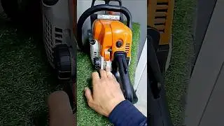 Как завести бензопилу STIHL MS 180 за 1 мин? Правильный пуск без проблем!