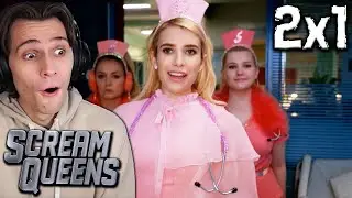Реакция на Scream Queens 2x1!! 