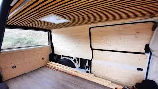 Colocamos el friso💪Camperizando volkswagen T4 - Cap 4° panelado