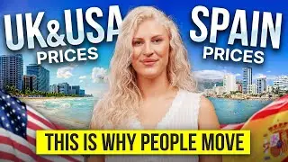 Cost of Living in Spain 🇪🇸 UK vs USA vs Canada (The Real Numbers in 2025)