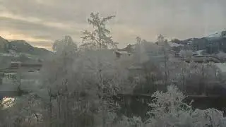 beautiful white landscape in Austria