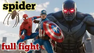 Spider Fighter 3 & Captain America⚡ vs🔥 Villain | Superhero Fight 2025💥