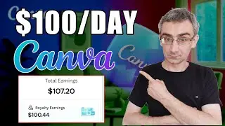 $100 Per Day | How To Make Money With Canva As A Beginner