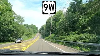 ⁴ᴷ⁶⁰ Driving US Route 9W from Palisades, NY to South Nyack, NY