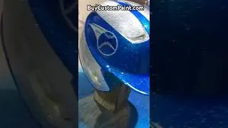 Candy Painted Custom Helmet using Grant 7 Clear & Grant 7 Metal Flake from BuyCustomPaint.com