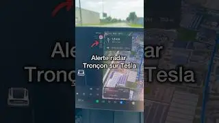 Alerte radar tron&ccedil;on sur Tesla