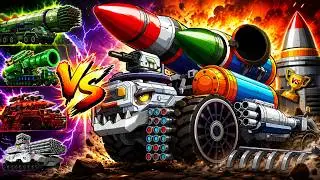 Missile Truck Boss vs Rocket Launcher Tanks | Who Can Stop It?!