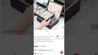 Best Jewellery Organizer Box 💎&rdquo;
