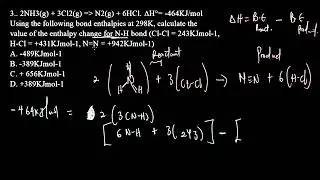 20+ Questions on Thermochemistry (Bond Energies, Enthalpies, Hess Law...) || Peter Academy