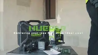 Huepar HX04CG Self Leveling Laser Level with &plusmn;1/13 in. high accuracy at 33 ft.