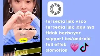 TUTORIAL SLOWMO SMOOTH DI APLIKASI VSCO