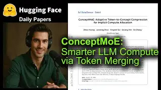 ConceptMoE: Smarter LLM Compute via Token Merging