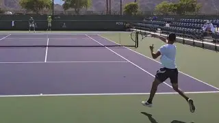 Carlos Alcaraz v. Filip Krajinovic - Court Level Practice Match