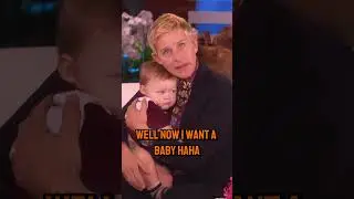 Ellen Reacts To Cute Baby