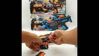 AC SHOPPER Electric Machine Gun Pistol Toys light sound Bunyi LED Assault Rifle Military Army 8629