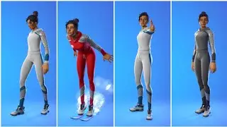 Fortnite NBA 75 Swish Skin Showcase с танцами и эмоциями из серии Icon|fortnite X NBA
