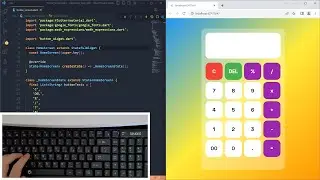 ASMR Programming - Calculator App Coding - No Talking