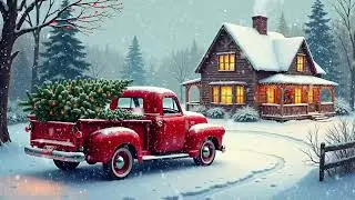 Cozy Winter Evening ❄️ Soothing Jazz ❄️ Snow Falling 6