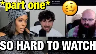 Deaf Noodles vs. Papa Gut DEBATE.. REACTION *part one*