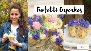 FUNFETTI CUPCAKES | Vegan | Perfect Spring Dessert