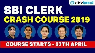 SBI Clerk 2019 | Clear SBI Clerk With Oliveboard Crash Course