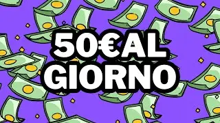 Il Miglior modo per Guadagnare 50&euro; al Giorno Prelevabili entro 24 Ore 💵 Soldi facili e Veloci