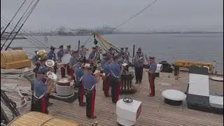 Nave Amerigo Vespucci Los Angeles Fanfara Carabinieri Roma Anno Luglio 2024