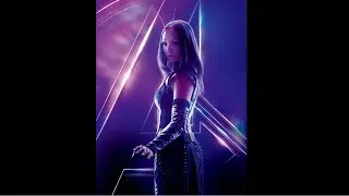 Mantis fights and power use (From all the movies)