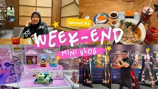 VLOG | weekend hangout ! 👫 temenin my brother makan, shopping & keliling Mall - vlog real life #1
