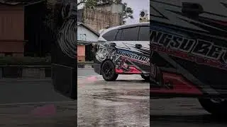 MODIFIKASI MOBIL CALYA USE VELG HSR KEUNIKAI HSR R14X55 H8X100-114,3 ET36 RBMF/RED OIL